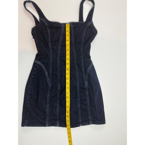 ZARA Denim Overalls Women EURM‎ USAM MEX28 Made in Turkey Blue Jean Jumpsuit - Picture 5 of 6